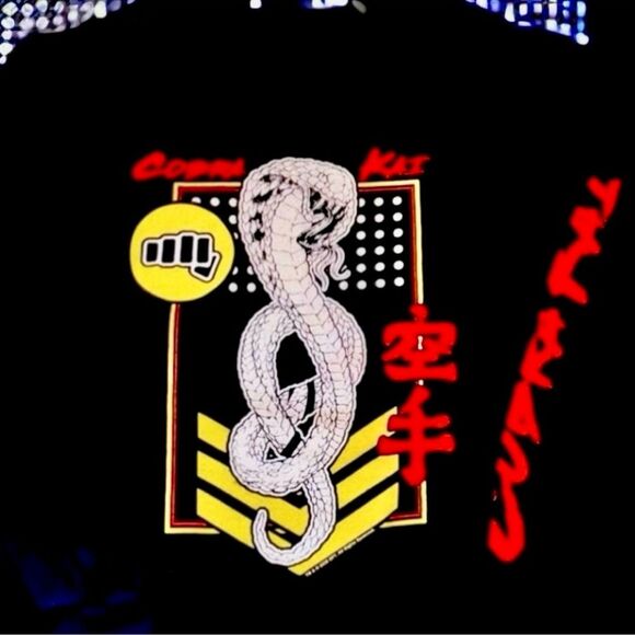 COBRA KAI Shirt Graphic 100% Cotton Long Sleeve Tee Men’s Size Large - Picture 3 of 16